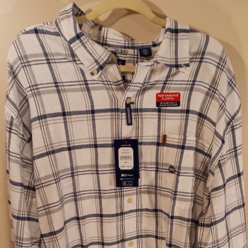 NEW! Chaps Performance Fleece Outerwear 3XLT